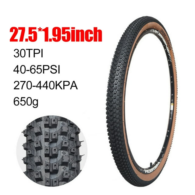 Tyre,Huiop 30tpi Bike Tire 27.5x1.95 Inch Bike Tire Mtb Mountain Tire ...