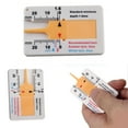 Tyre Tread Depth Gauge Caliper Car Motorcycle Trailer Wheel Measure