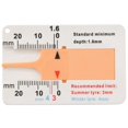 thumbnail image 1 of Tyre Tread Depth Gauge Car Trailer Van Wheel, 1 of 9