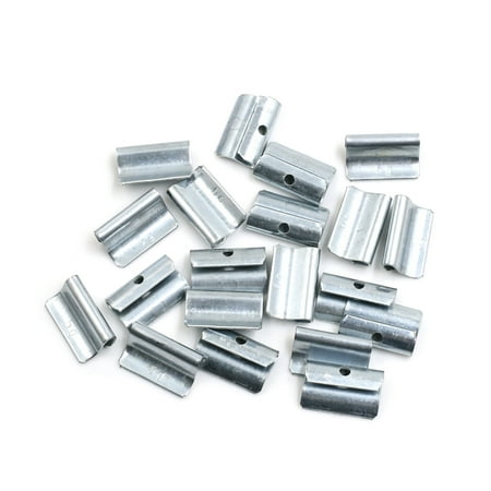 Tyre Wheel Balance Weights 5g Clip-on Metal for Motorcycle Car 25 x 16mm 20pcs