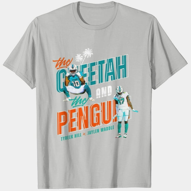 Tyreek Hill, Jaylen Waddle, Cheetah and The Penguin Unisex Cotton T ...