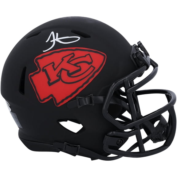 Tyreek Hill Kansas City Chiefs Autographed Riddell Speed Eclipse Alternate Mini Helmet - Signed in White Ink - Fanatics Authentic Certified