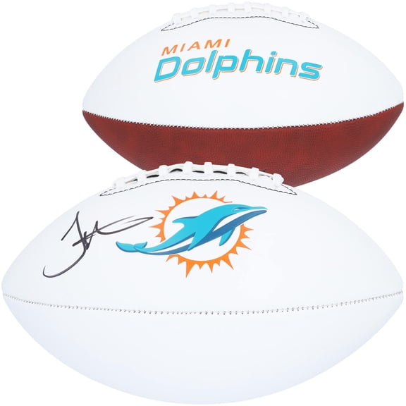 Tyreek Hill Miami Dolphins Autographed Franklin White Panel Football - Fanatics Authentic Certified