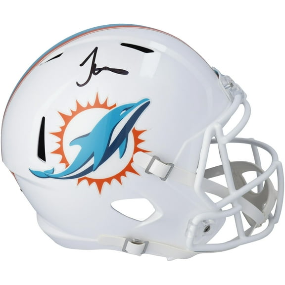Tyreek Hill Miami Dolphins Autographed Riddell Speed Replica Helmet