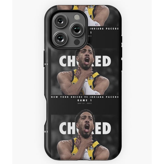 Tyrese Haliburton Choke Celebration M3579 Phone Case for iPhone 17 16 15 14 13 12 11 Pro Max