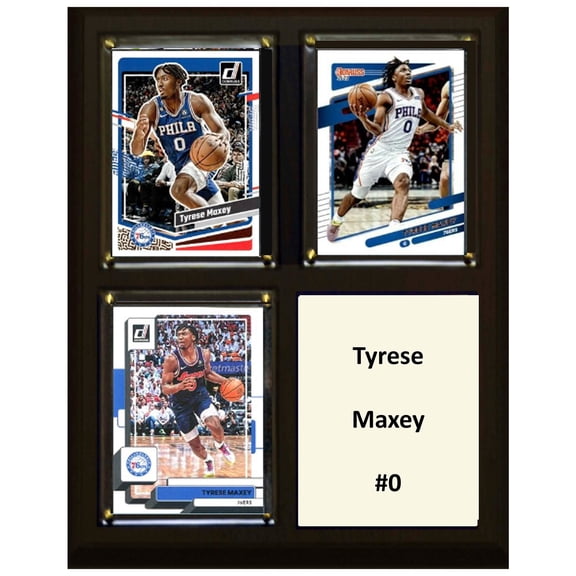 Tyrese Maxey Philadelphia 76ers 2024 8'' x 10'' Plaque