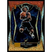 Tyrese Maxey Rookie Card 2020-21 Select Prizms Red White Orange Shimmer #174