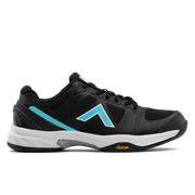 Tyrol Womens Striker Pro V Pickleball Shoes - Black/Teal 5