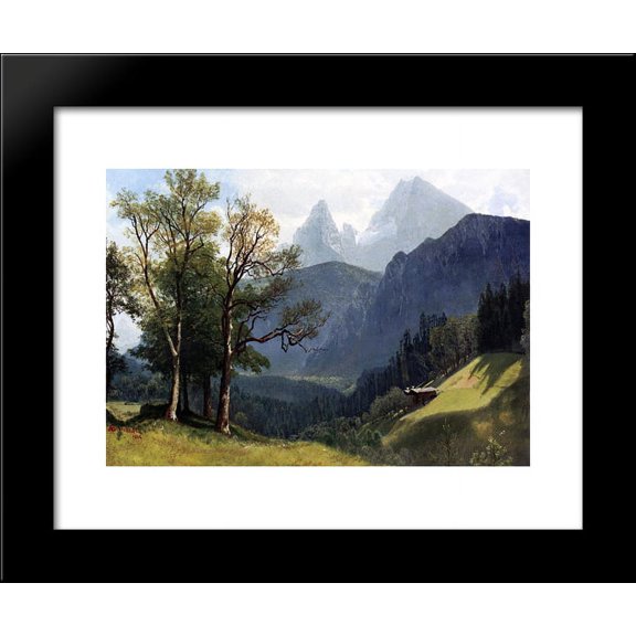 Tyrolean Landscape 20x24 Framed Art Print by Bierstadt, Albert