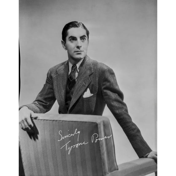 Tyrone Power - Photograph Hollywood Print Photo Print (8 x 10)