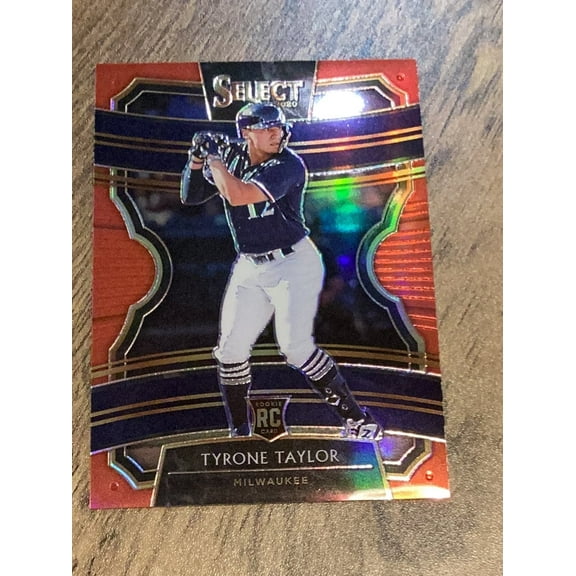 Tyrone Taylor Milwaukee Brewers MLB 2020 Panini Select Red 20 SN199