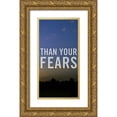 thumbnail image 1 of Tyrrell, Lu Anne 18x32 Gold Ornate Wood Framed with Double Matting Museum Art Print Titled - Let Your Faith Panel C, 1 of 4
