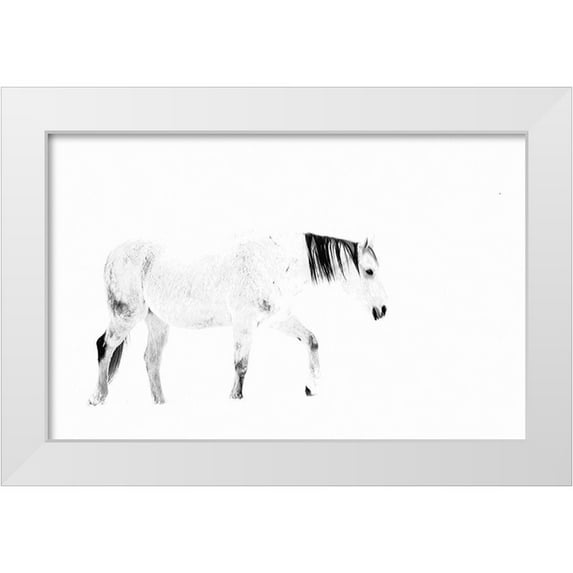 Tyrrell, Lu Anne 24x17 White Modern Wood Framed Museum Art Print Titled - Equine