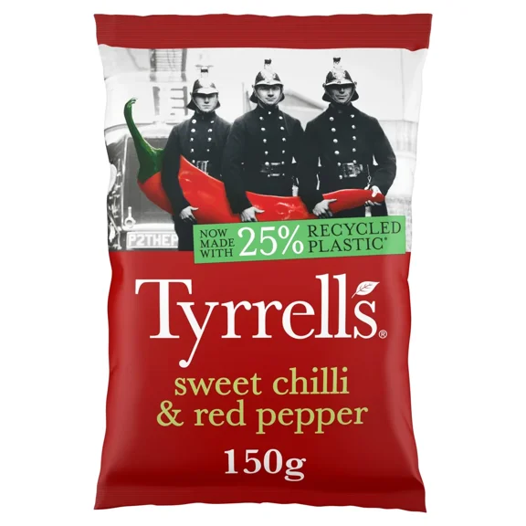 Tyrrell's Sweet Chilli & Red Pepper Potato Chips 150g