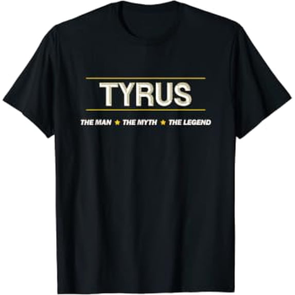 Tyrus - The Man The Myth The Legend | Mens Boys Name - T-Shirt