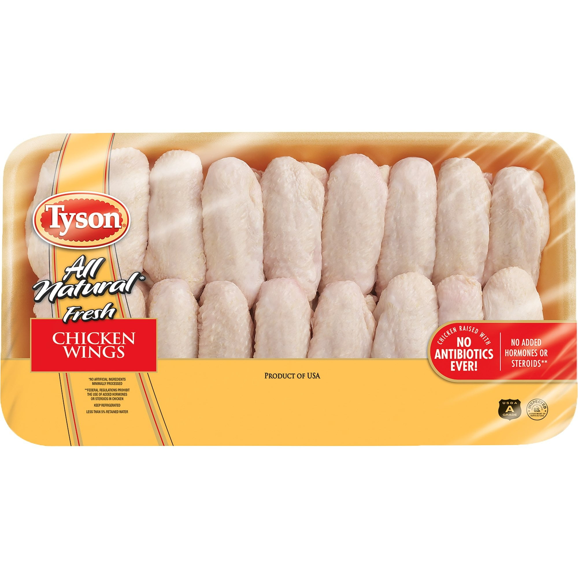 Tyson, All Natural, Fresh Chicken Wings, Family Pack, Good Source of