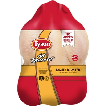 Tyson All Natural* Roaster Whole Chicken, 5.0 - 8.1 lb