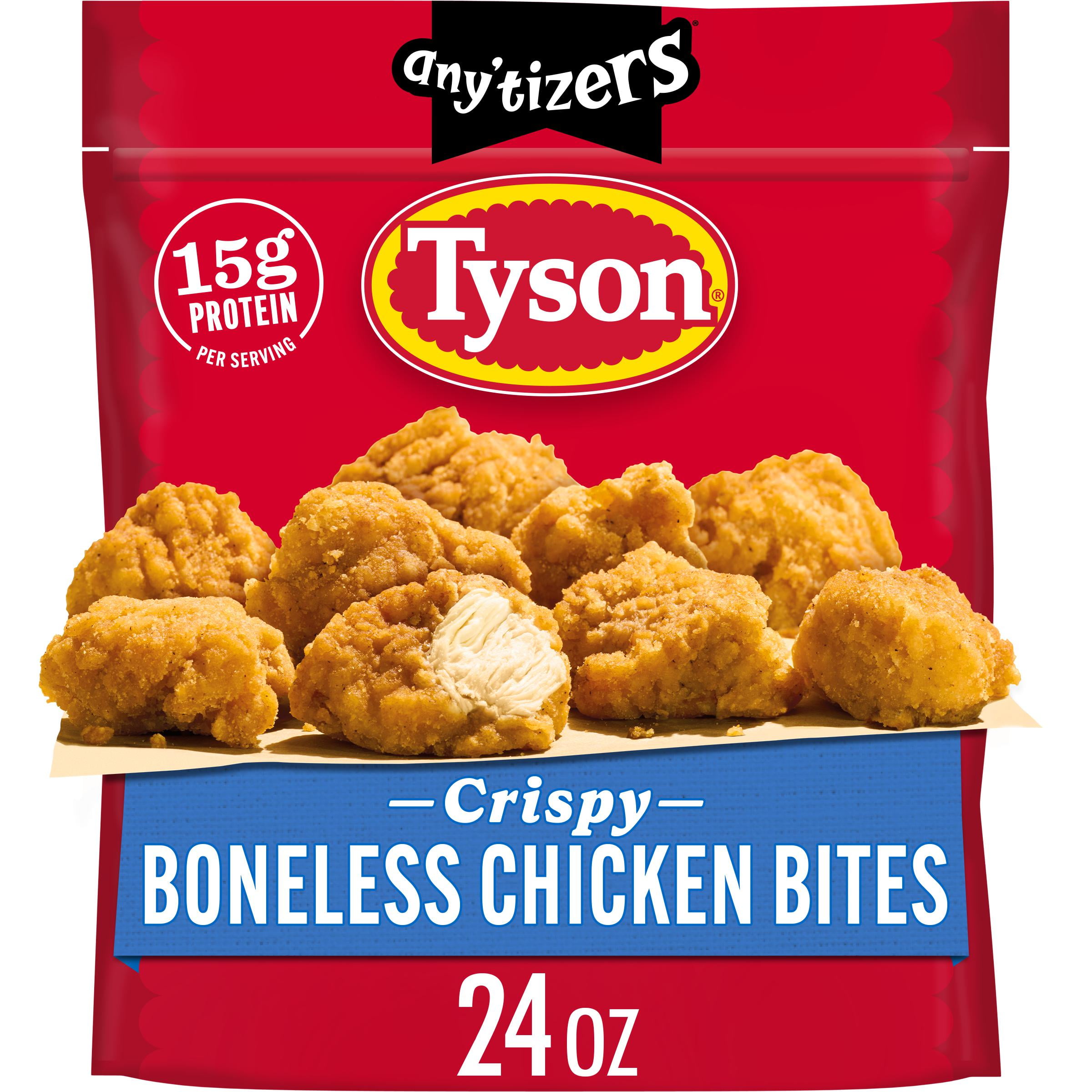 Tyson Anytizers Crispy Boneless Chicken Nugget Bites, 24 oz (Frozen, Fully Cooked)