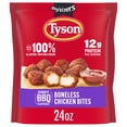 thumbnail image 1 of Tyson Any'tizers Sweet BBQ Boneless Chicken Bites, 24 oz (Frozen), 1 of 13