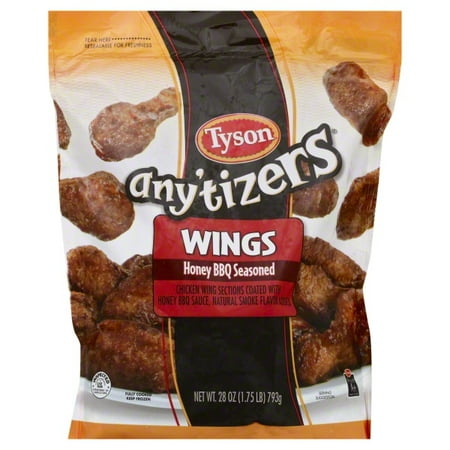 Tyson Any'tizers Wings Honey BBQ Seasoned, 28.0 OZ