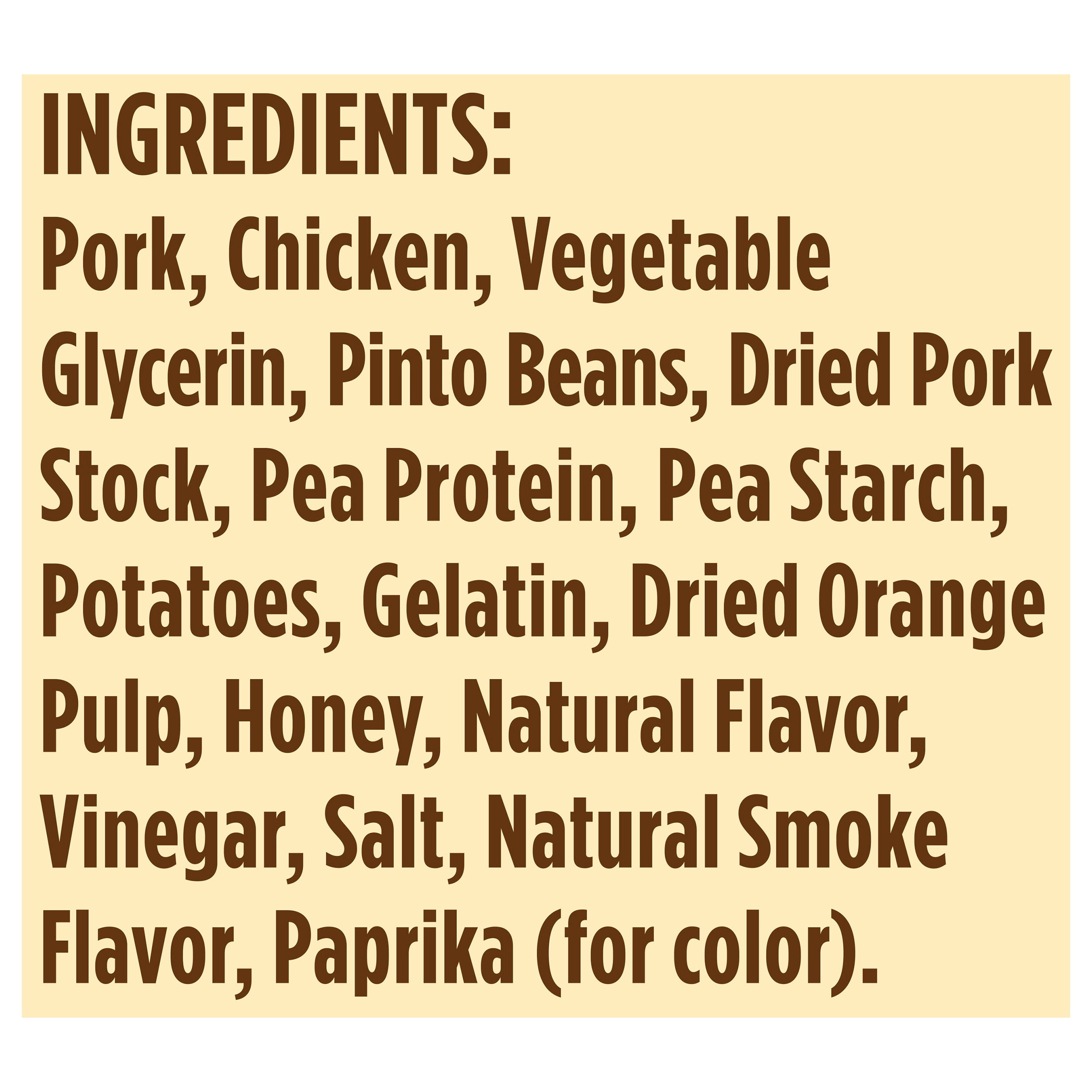 Tyson Foods JP 314049 12 oz True Chews Pork & Chicken Sausage