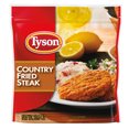 Tyson Fully Cooked Country Fried Steak Patties, 1.28 lb Bag (Frozen