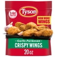 thumbnail image 1 of Tyson Garlic Parmesan Crispy Wings 20 oz (Frozen, Fully Cooked), 1 of 13