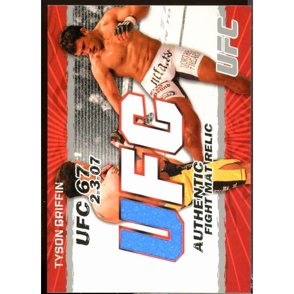 Tyson Griffin Card 2009 Topps UFC Fight Mat Relics #FMTG