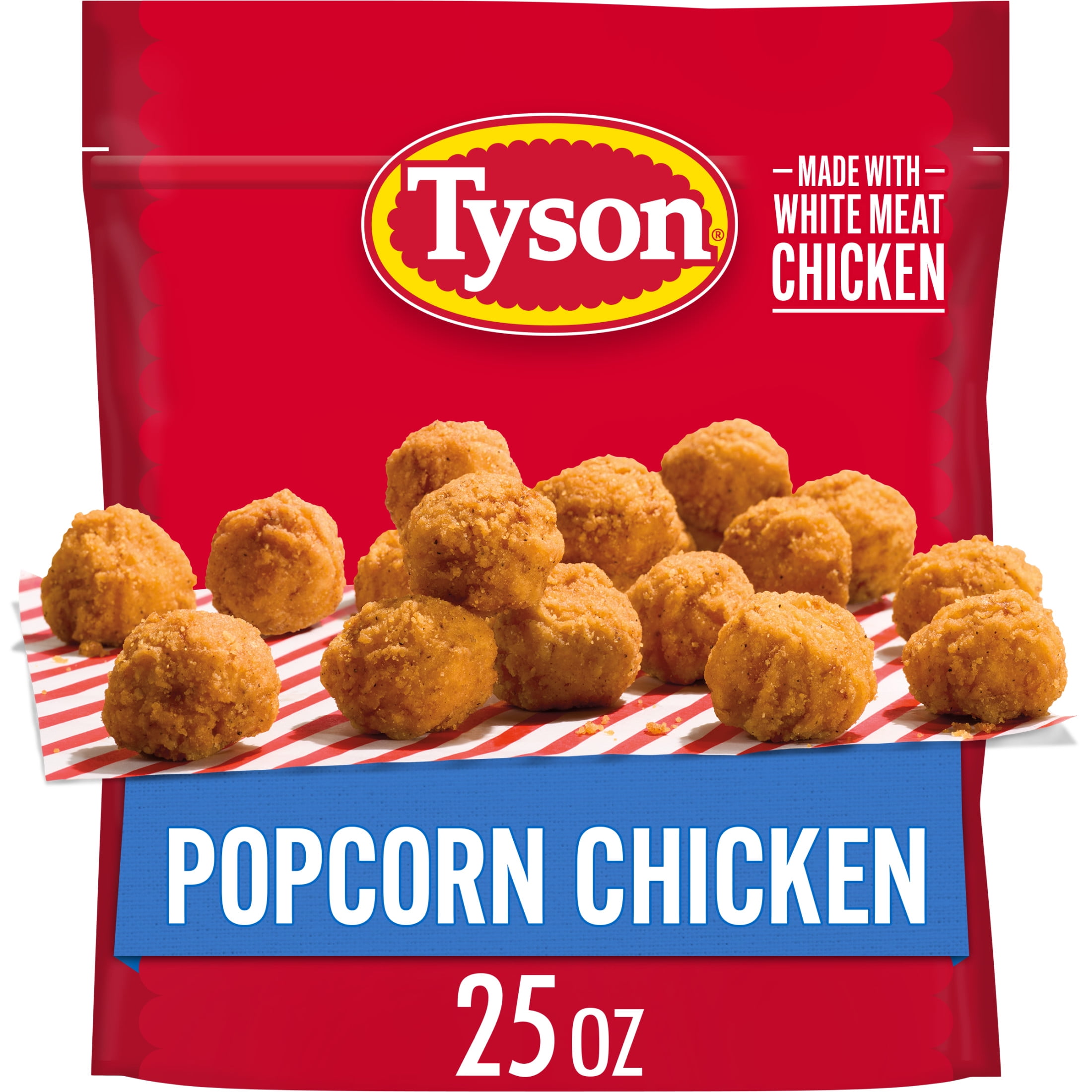 Tyson Popcorn Chicken, 25 oz (Frozen, Fully Cooked)