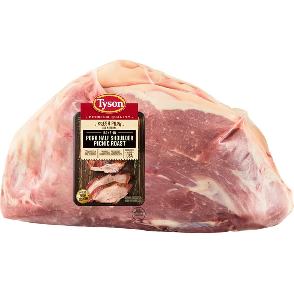 Tyson All Natural* Pork Picnic Roast Bone-In, 6.0 - 6.5 lb