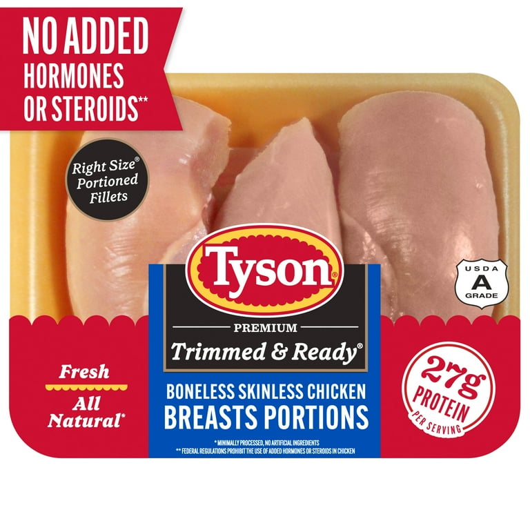 Tyson Trimmed Ready, Fresh, All Natural, Boneless Skinless