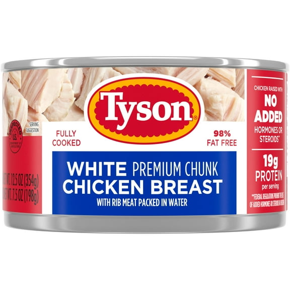 Tyson White Premium Chunk Chicken Breast, 12.5 oz Can