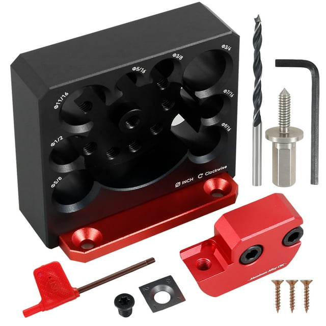 Tysrjsv Dowel Maker Jig Kit, High Speed Carbide Inserts Dowel Maker