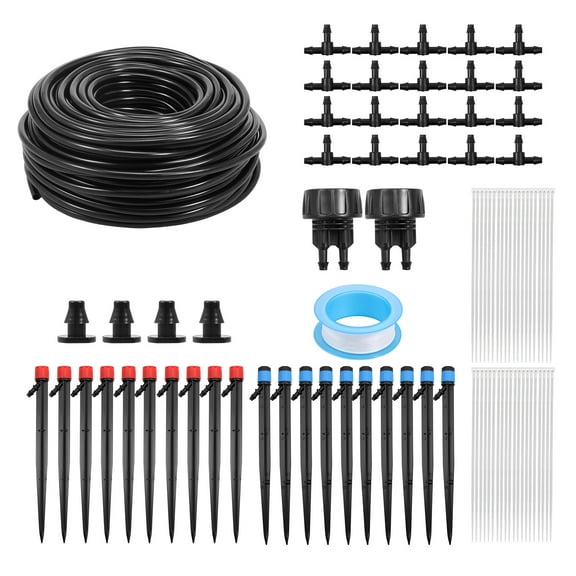 Tysrjsv Enduring Automatic Drip Irrigation System Kit Heat Resistant Garden Irrigation Structure Practical Drip Watering System Kit for Garden