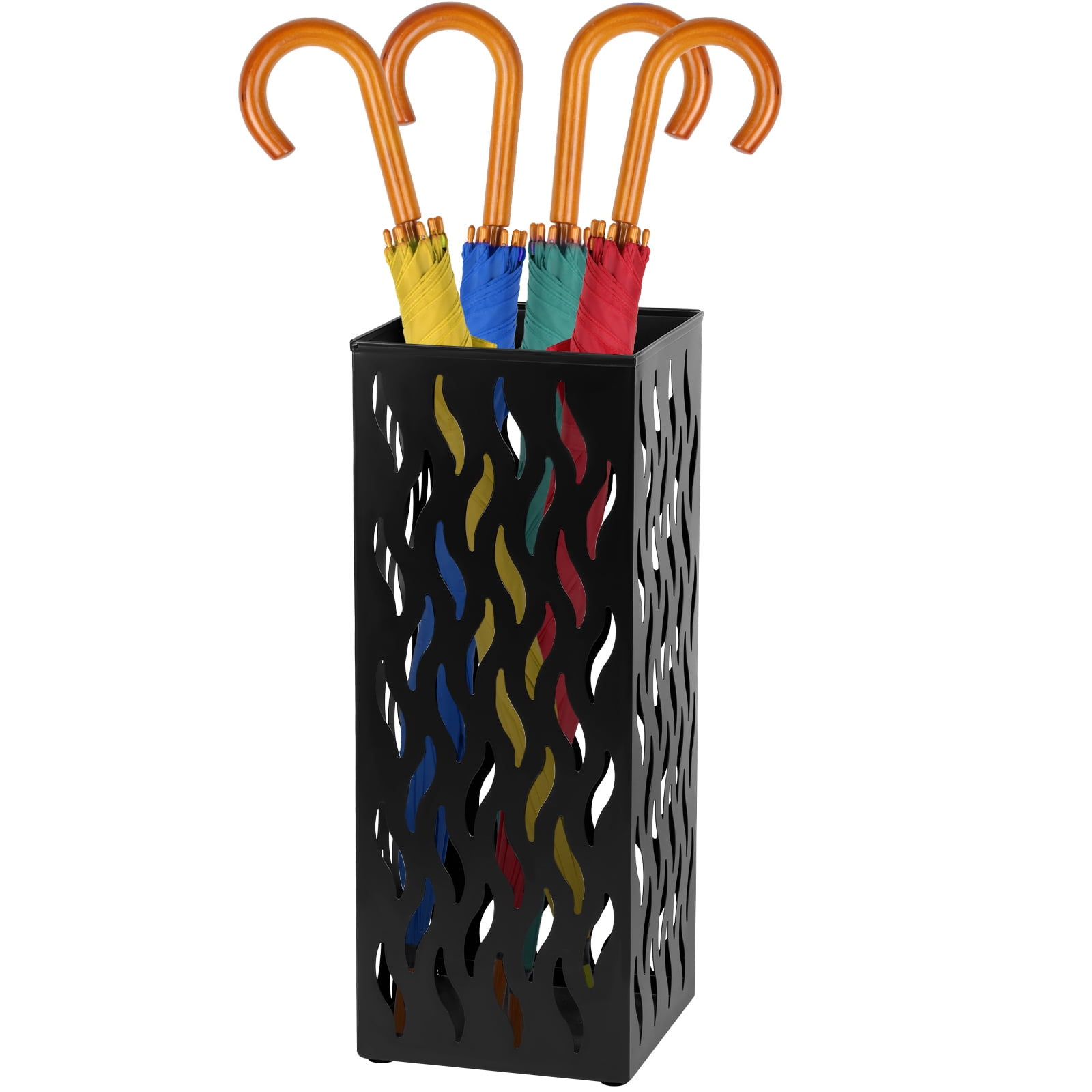 Tysrjsv Black Hollow Metal Umbrella Stand