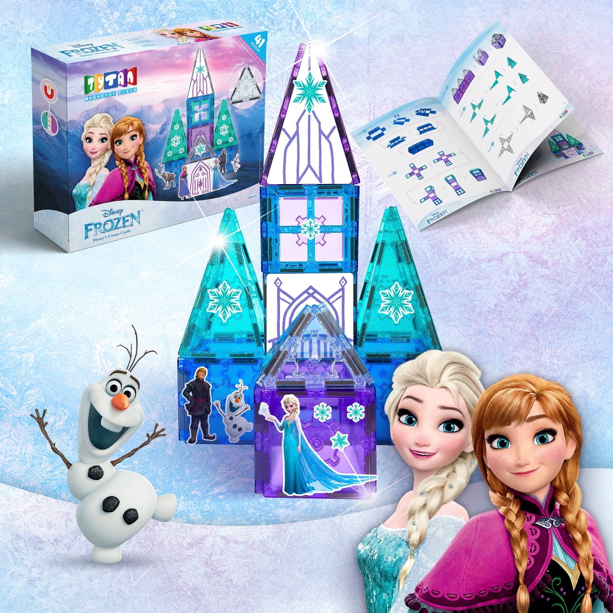 Tytan Disney Frozen 34-Piece Large Magnetic Tiles