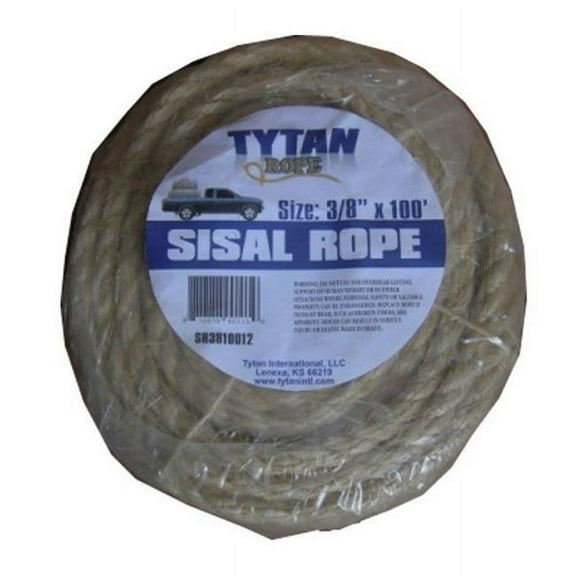 Tytan International SR1410024 0.25 in. x 100 ft. Rope Sisal, Mini Coil