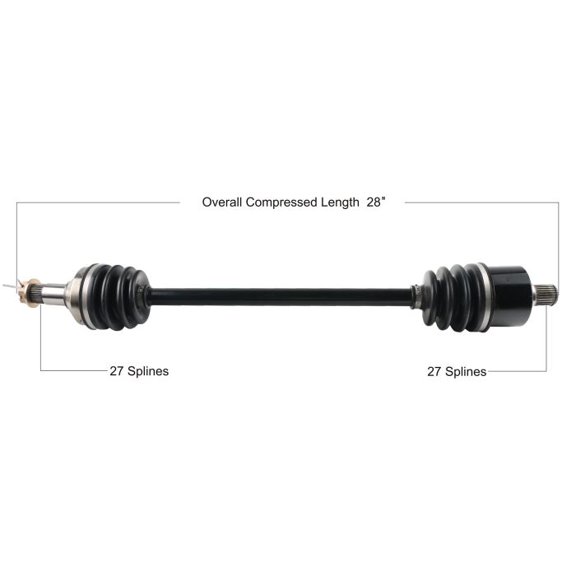 Tytaneum Rear Left Right CV Axle for WildCat 4X 1000 2016 4X 1000 Ltd 2018