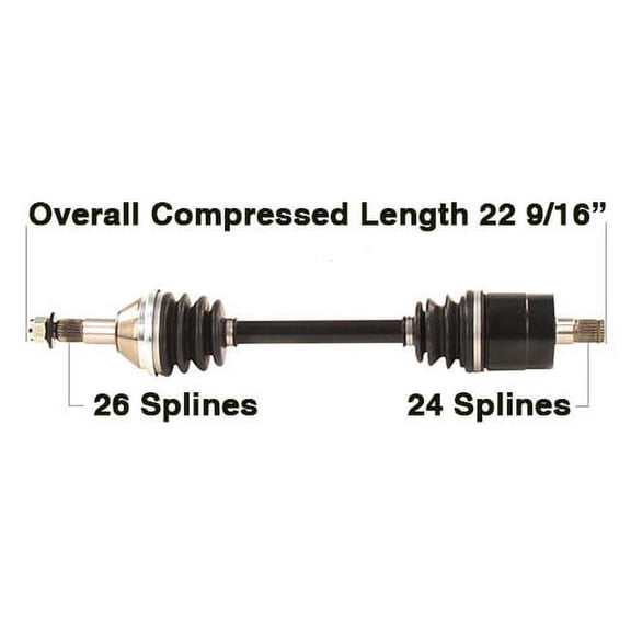 Tytaneum Rear Left CV Axle CAN-7091