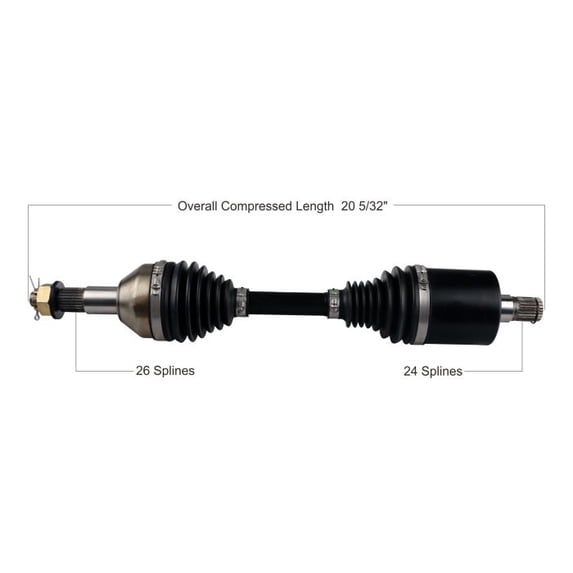 Tytaneum Heavy Duty Cv Axle Can Am Rear Right