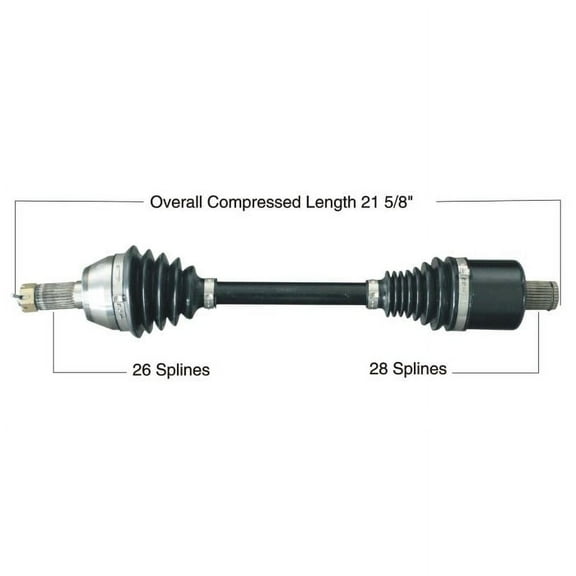 Tytaneum Heavy Duty Cv Axle Polaris Rear Left/Right