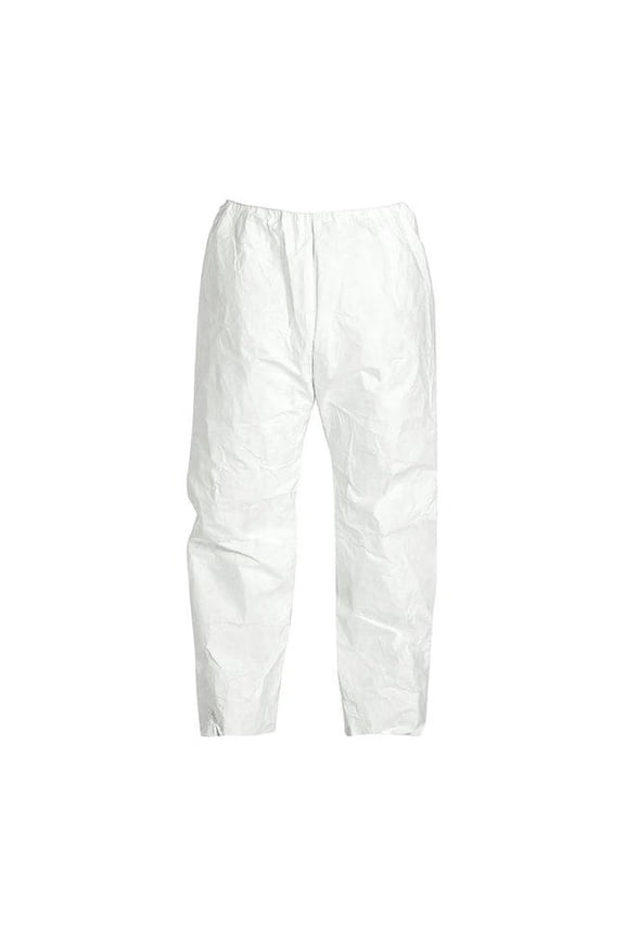 Tyvek 400 Disposable Pants,L,White,PK50 TY350SWHLG0050VP