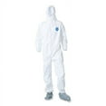 thumbnail image 1 of Tyvek Elastic-Cuff Hooded Coveralls w/Boots, White, 3X-Large, 25/Carton, 1 of 2