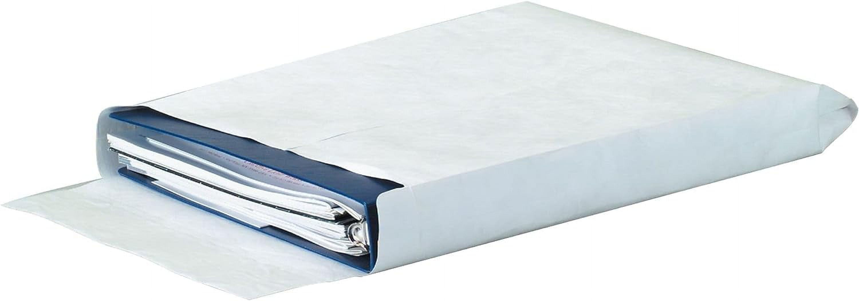 Tyvek Expandable Envelopes, 10" x 13" x 1 1/2", White, 100/Case