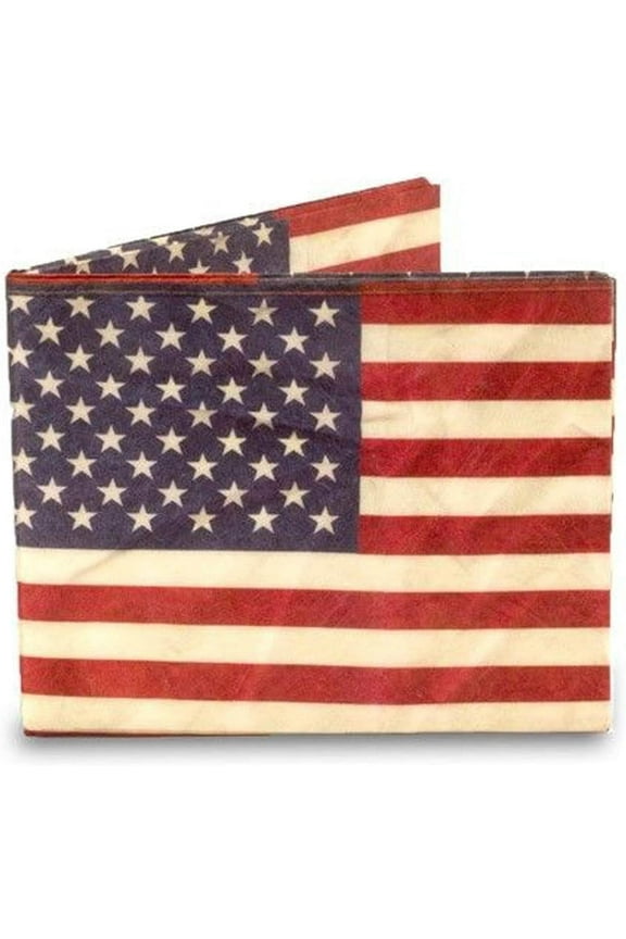 Tyvek Flag Mighty Wallet - Unique Cool & Fun Designs NEW