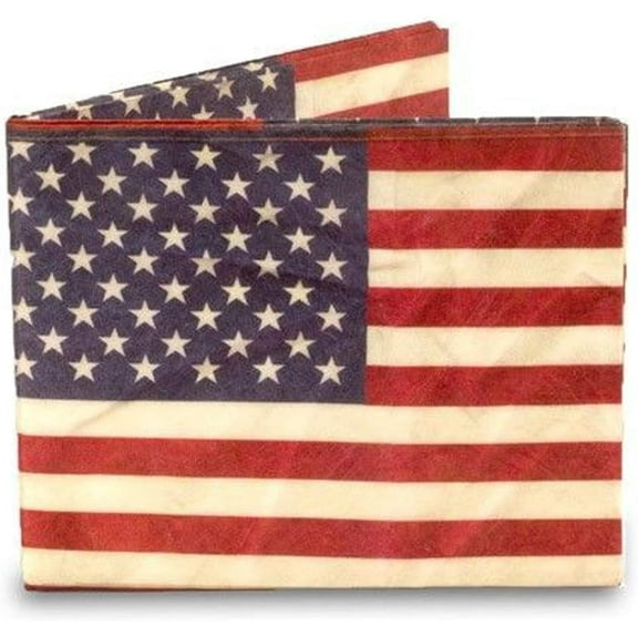 Tyvek Flag Mighty Wallet - Unique Cool & Fun Designs NEW