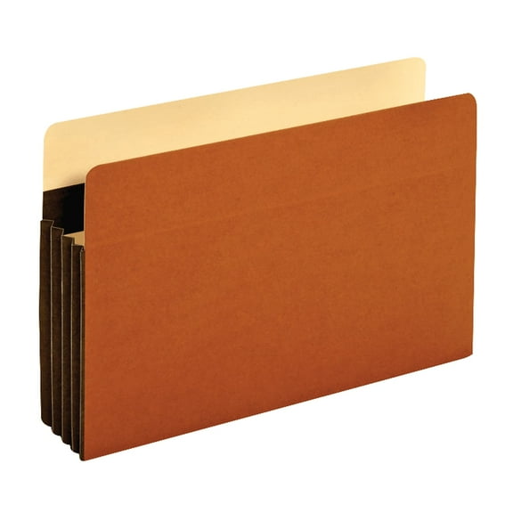 Esselte C1526EHD10 Tyvek-reinforced File Pocket, 3.5" Expansion, Legal Size, Brown, 10/box