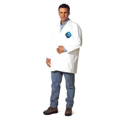 Tyvek Lab Coat Snap Front