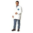 thumbnail image 1 of Tyvek Lab Coats No Pockets Knee Length, Medium, Tyvek, 1 of 1
