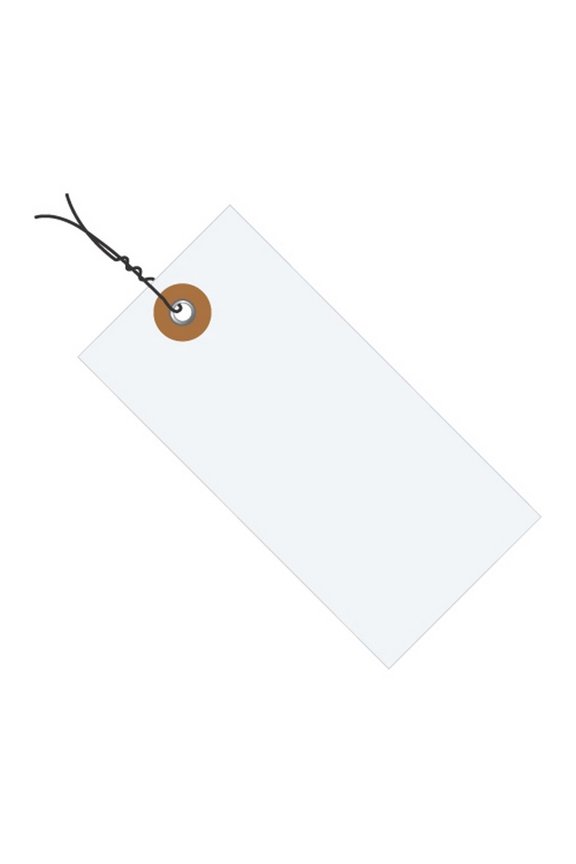 Tyvek&Reg; Pre-Wired White Shipping Tags 3 1/4" X 1 5/8" (1000 Per/Case)